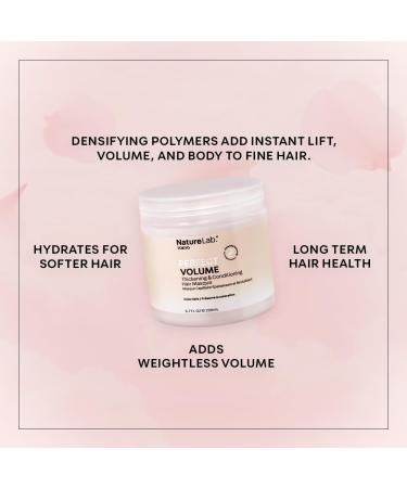 NATURELAB. TOKYO Perfect Volume Hair Masque | Thickening & Conditioning | Hydrate Soften & Smooth Hair | 6.7 Fl Oz - International Shipping Available - Buy Online on GoSupps.com