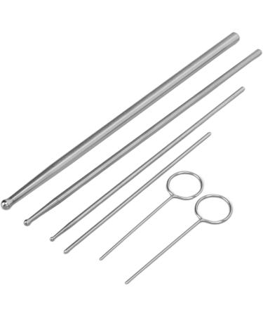 HEEPDD Snake Probe Tool 6 Pcs Snake Probe Kit Stainless Steel Round Head Anti Allergy Reptiles Snake Sexing Probe - Buy Online on GoSupps.com
