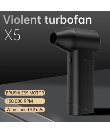 QISUO Hair Dryer 130 000RPM 52m/s Outdoor Cordless Handheld Jet Fan Compact High Speed Hair Dryer Portable Camping Turbofan Brushless Car Dust Blower - Buy Online on GoSupps.com