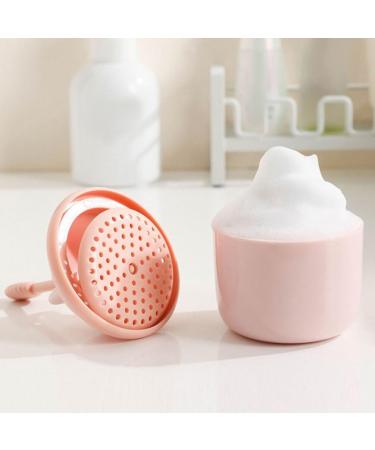 POPETPOP Whip Bubble Maker - Washing Face Bubble Maker Facial Foam Cup Face Wash Foam Maker Portable Washing Face Bubble Maker Pink - Buy Online on GoSupps.com