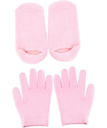 POPETPOP 4 Pairs Hydrating Glove Aloe Socks for Women Moisturizing Fingerless Glove Wicking Sock Mittens Socks for Woman Gloves for Cotton Gloves Gel Socks Foot Cream Anti Cracked Feet Miss - Buy Online on GoSupps.com