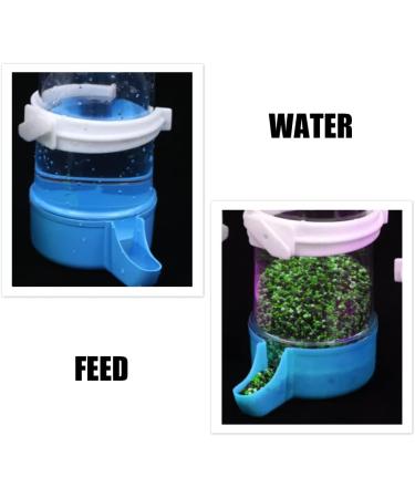 Pet Bird Cage Food Feeder Bird Water Bottle Parrot Automatic Water Feeder Water Drinker Food Feeder Waterer Clip Feeder Cage Accessories for Parrot Budgie Lovebirds Cockatiel Parakeet Cockatoo - Buy Online on GoSupps.com