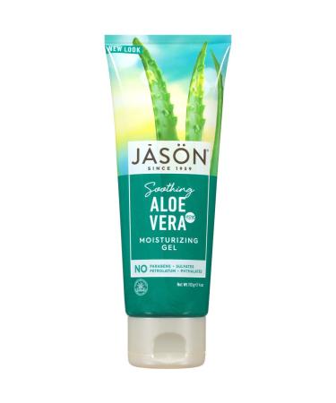 Jason Pure Natural Moisturizing Gel Soothing 98% Aloe Vera 4 Ounce (Pack of 6)