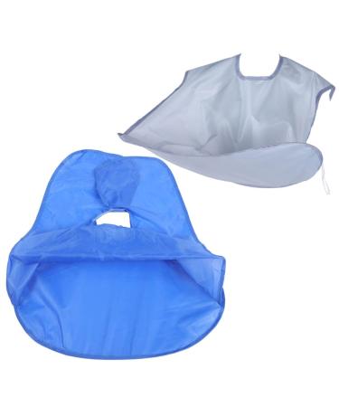 Minkissy 10-Piece Beard Shave Kit | Premium Hairdresser Accessories for Men | Multi-Purpose Hair Cutting Tools | Blue-Gray Aprons & Claps - Buy Online on GoSupps.com