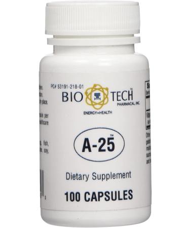 A-25 Vitamin A Palmitate Dietary supplement For vision immune Cell growth bone metabolism - 100 Capsules 1 Count (Pack of 1) Standard Packaging