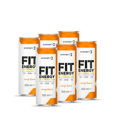 Body Fit Body & Fit Fit Energy Drink Orange 1500 ml 6 Blikjes