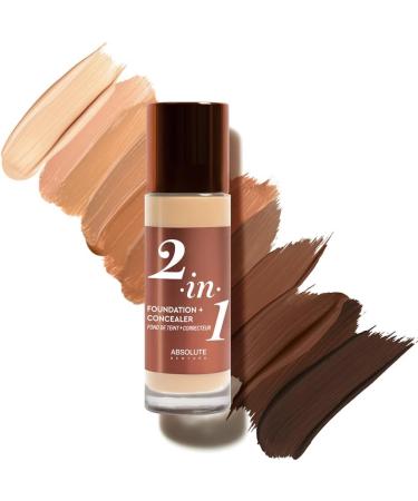 2-in-1 Foundation Corrector Cool Porcelain Absolute New York Home Cool Porcelain 30 ml - Buy Online on GoSupps.com
