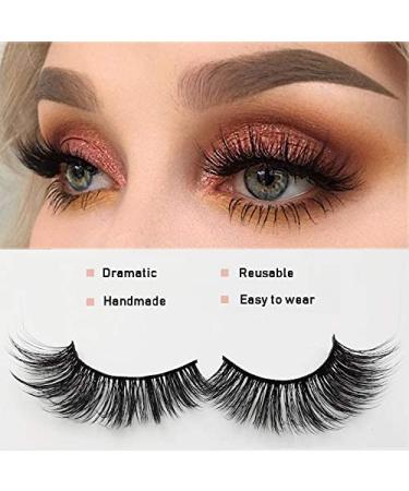 3D Reusable False Eyelashes - Long & Thick Handmade Dramatic Eyelashes (4 Pairs) | International Shipping G109 - Buy Online on GoSupps.com