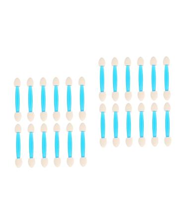 Balacoo 48 Pcs Eyeshadow Sponge Tip Makeup Eye Shadow Applicator Eye Shadow Stick Disposable Set