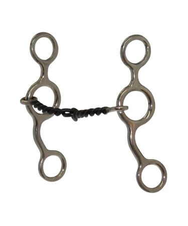 Diamond R 5/16in Junior Cowhorse Twist Snaffle Bit