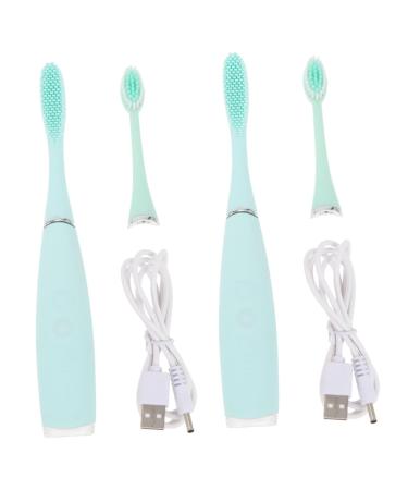 FRCOLOR 2pcs Adult Electric Toothbrush Travel Toothbrush Rechargeable Toothbrush Heads Replacement Electric Toothbrushes for Adults Automatic Toothbrush Soft Abs Charging Mode