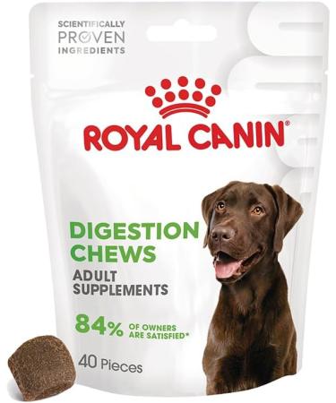 ROYAL CANIN Digestion Chews Adult Supplements Double Pack 2 x 160 g Supplementary Feed for Adult Dogs to Support Normal Digestion and Intestinal Flora - Buy Online on GoSupps.com