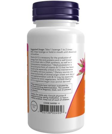 Now Foods Brain B-12 Methyl form 1000mcg 100Loz - Buy Online on GoSupps.com