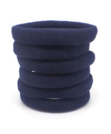 Topkids Accessories Hair Ties for Women Men Girls and Children (Navy Blue)