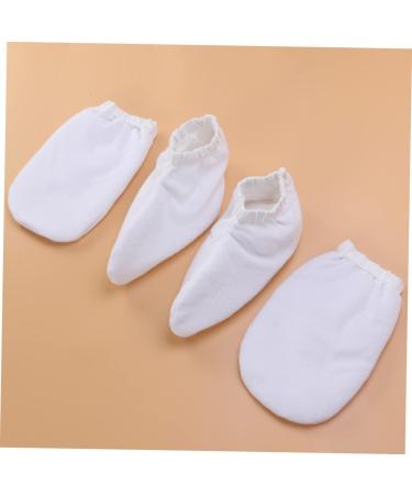 Ipetboom Warming Gloves 2 Pairs Take a Bath Insulation Cotton White Warm Gloves - Buy Online on GoSupps.com