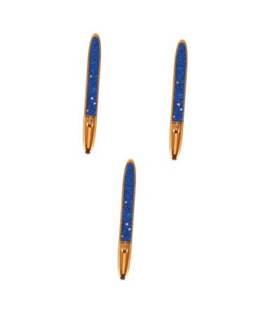 Healeved 3pcs Self Adhesive Mascara Non Magnetic Eyeliner Diamond Liquid Eyeliner Lash Tool Plastic Blue 1 count (Pack of 1) Bluex3pcs