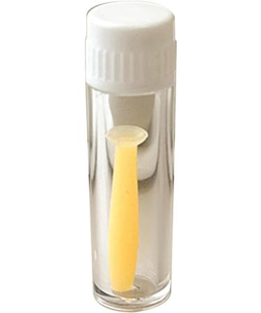 Soft Silicone Contact Lens Tool - Multi-Purpose Piston Remover for Soft & Hard Lenses - Transparent White Accessories - Buy Online on GoSupps.com