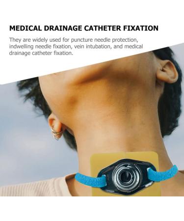 COHEALI Trachea Fixation Band 3Pcs Professional Tracheotomy Fixed Bands Tracheostomy Protect Tracheostomy Fixators (Sky-blue) - Buy Online on GoSupps.com