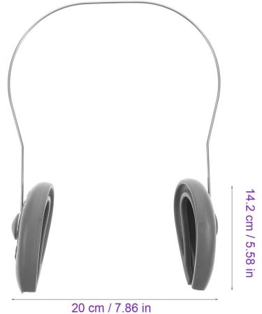 SHERCHPRY Shower Baked Oil Earmuffs hair dye ear muffs hair colouring earmuff Shower ear Cover bathing shower ear silicone ear cover salon Ear Protector Metal baking oil Hair - Buy Online on GoSupps.com