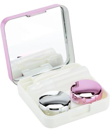 Buy Portable Contact Lens Case Set | Reflective Cover Travel Storage Kits - Mini Square Holder - Buy Online on GoSupps.com