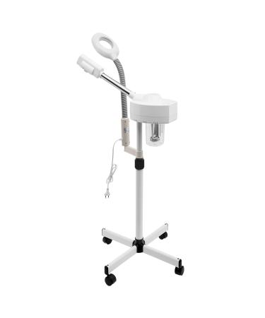 Sauna facial 2 en 1 Kombigert Vapozone Vapozone Lampe loupe lampe loupe 3X-5X 750 W pour hydrater et soins de la peau pour salon spa