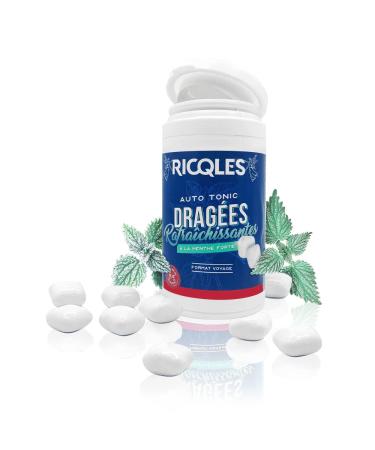 Ricqls Auto Tonic Giant Dragees with Strong Refreshing Mint 75g