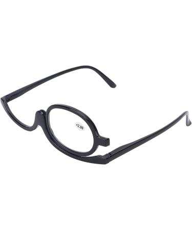 Buy Black Makeup Glasses with Flip Down Lens | Stylish & Functional Eyewear for Men & Women (+2) - Buy Online on GoSupps.com