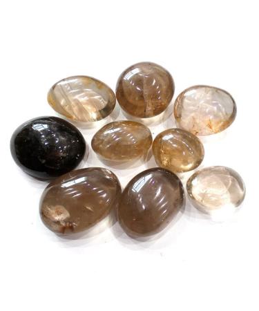 1 Kg Natural Smoky Quartz Crystal Palm Stone for Home Decoration