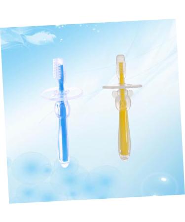 Shop Tovinanna 2-in-1 Bristle Toothbrush for Kids - Silicone Training Brush & Fun Umbrella Design | Fast International Shipping - Buy Online on GoSupps.com