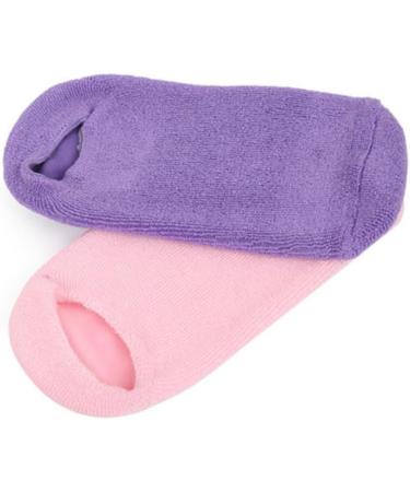 DOITOOL 1 Pair Cotton Sock Moisturizing Women Socks Women Spa Socks Hard Skin Repair Socks Moisturizing Socks Womens High Heels Womens Block Heels Foot Gel Purple Miss - Buy Online on GoSupps.com