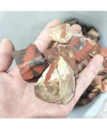 100g Rough Natural Bulk Crystal Stone semi Gemstone Gravel Crystal red Jasper Quartz Tumbled Stone for Chakra Reiki Balancing - Buy Online on GoSupps.com