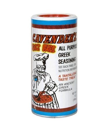 Cavender's All Purpose Greek Seasoning (Salt Free/No MSG) - 7 oz (pack of 3)-