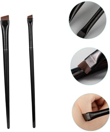 MAGICLULU 15 Sets Eyeliner Brush Makeup Brush Flat Eyebrow Brush Multipurpose Eyebrow Brush Ear Piercing Kit Eye Liner Wands Angled Brow Brush Newborn Bevel Toiletries Wood - Buy Online on GoSupps.com