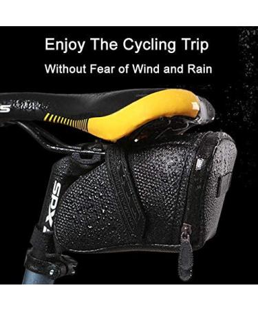 Tongha Waterproof Bicycle Seat Bag - Black | Bike Pack for Cycling Accessories - Buy Online on GoSupps.com