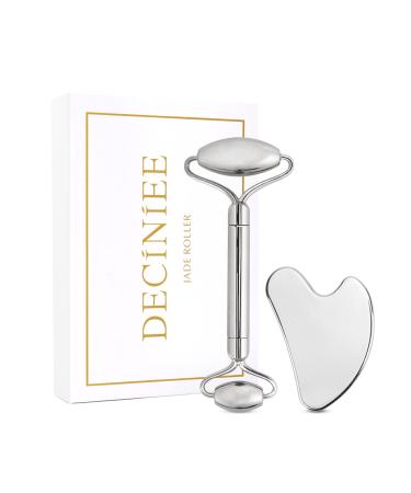 Deciniee Gua Sha Massage tool stainless steel facial scooter Solid facial scooter Gua Sha Tools Gua Sha Face Schaber For leaner face and contouring Beauty tools for women sentence