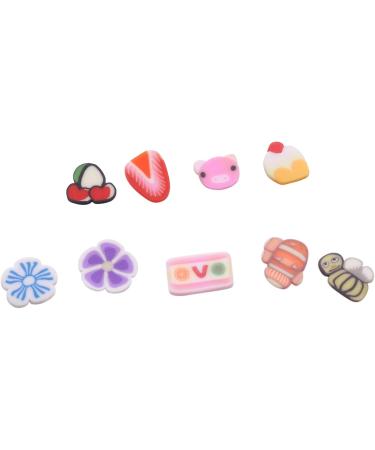 KVSERT 4000 Pieces Soft Clay Slices with Fruits and 3D for Mud DIY Craft Nail Art Decorations - Buy Online on GoSupps.com