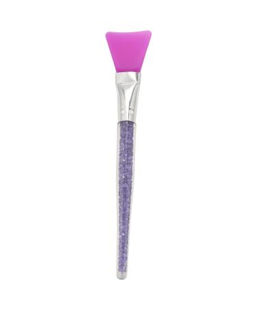 Jiklophg Silicone Mask Cleaning Cleansing Moisturizing Sleep Mud Paste Brush For Mixed Coating Cosmetics And Cosmetics Mixing Tools Purple Rhinestone Rod