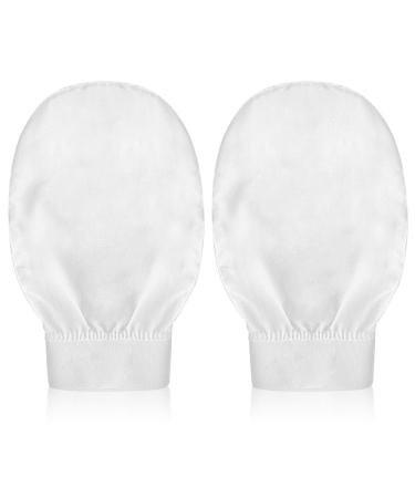 100% Silk Peeling Body Glove - Exfoliating Shower Gloves for All Skin Types | 2 Pieces Massage & Cleanse - Buy Online on GoSupps.com