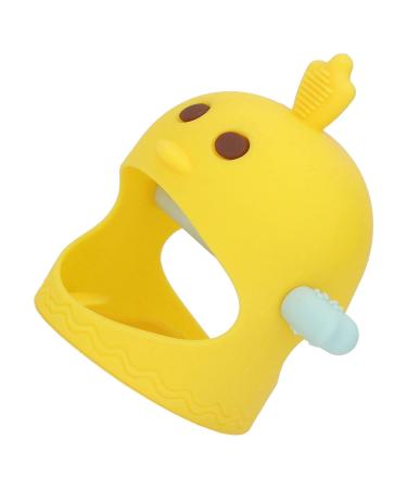 Bite Ring Toys - Silicone Sweet Chick Shape Pacifiers with Biting Stems for Babies (Lemon Yellow) | Soothing Day & Night Solution - Buy Online on GoSupps.com