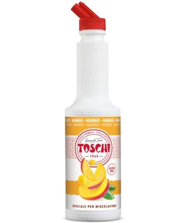 Toschi | Mango Pr par e pour Boissons Base Pur e Mango | Sirop Sans alcool pour M lange Id al Cocktails et Long Drink - 1 x 1 Litre - Buy Online on GoSupps.com