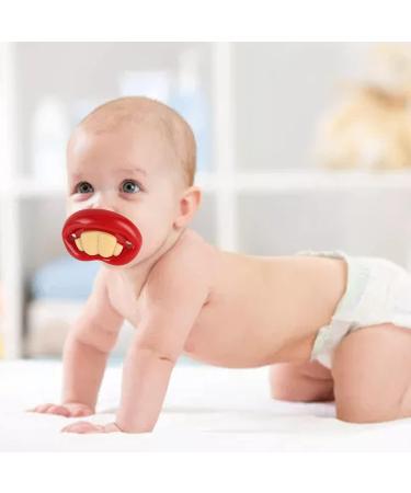 Buy Funny Baby Pacifier - Night Pacifier with Orthodontic Silicone Design & Cute Rabbit Motif | Safe for Toddlers - International Shipping - Buy Online on GoSupps.com