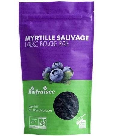 DRIED WILD EUROPEAN BLUEBERRIES 100G BIOFRUISEC UNIT - Buy Online on GoSupps.com