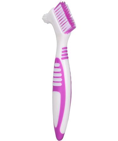 Double-Sided Denture Brush | Safe & Effective Cleaning for Optimal Dental Care - Buy Online on GoSupps.com