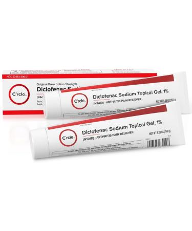 Diclofenac Sodium Gel 1% 150g Effective Arthritis Pain Reliever - Prescription Strength Anti-Inflammatory Gel - Extra Strength Arthritis Cream for Daily Use - Get Over-The-Counter Relief(1Pack) 5.29 Ounce (Pack of 1) - Buy Online on GoSupps.com