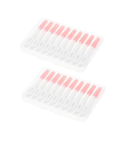 Minkissy 320 StK Interentalbrush personal tool for oral care The rose interdental cleaning brushes tooth hygiene dental floss gut cleaning brush clean 1 piece (1 Pack) orangex4stk