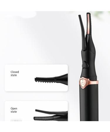Nuvaia Lash Curler Lash Lift Pro Electric Eyelash Curler Nuvaia Lash Curler Heat Heated Eyelash Curler Nuvaia Heated Lash Curler For Girls Women Quick Heating Curling (Black) - Buy Online on GoSupps.com