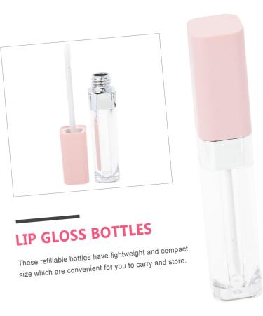 SOESFOUFU 6pcs Lip Gloss Empty Tube Lip Gloss Pigment Empty Eyeliner Mascara Bottle Bulk Lip Balm Pink Abs - Buy Online on GoSupps.com