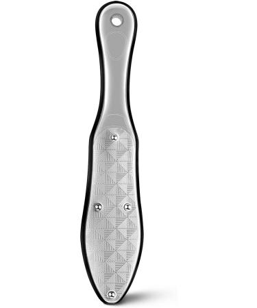 BEZOX Professional Foot File Callus Remover - Double Sided Pedicure Rasp for Cracked Heel - Surgical Grade Stainless Steel - Includes Cloth Storage Bag & Gift Box - Buy Online on GoSupps.com