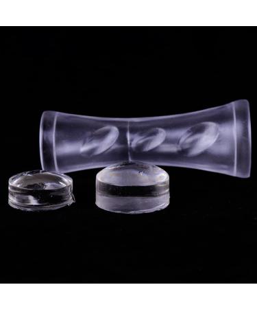 HEALLILY 2pcs Double Head Nail Art Stamper - Transparent Manicure Printing Tool for Perfect Nail Designs - Buy Online on GoSupps.com