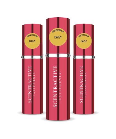 CA Perfume Impression of M. Jacobs Daisy For Women Replica Version Fragrance Dupes Concentrated Long Lasting Eau de Parfum Spray Refillable Atomizer Bottle 0.17 Fl Oz/5ml-X3 M. JACOBS DAISY IMPRESSION 0.51 Fl Oz (Pack of 1)